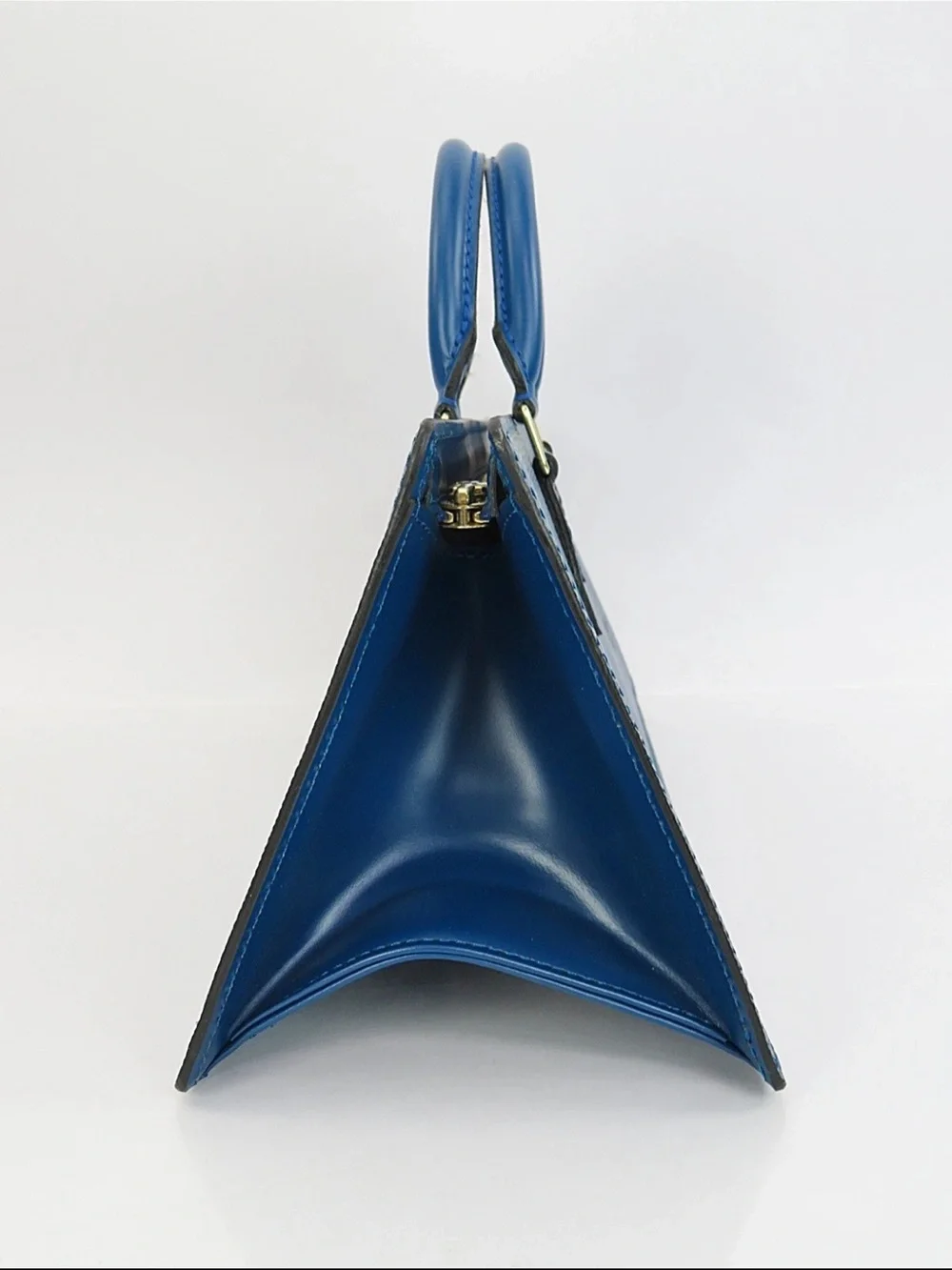 Louis Vuitton Blue Textured Epi Leather Top-Handle Tote